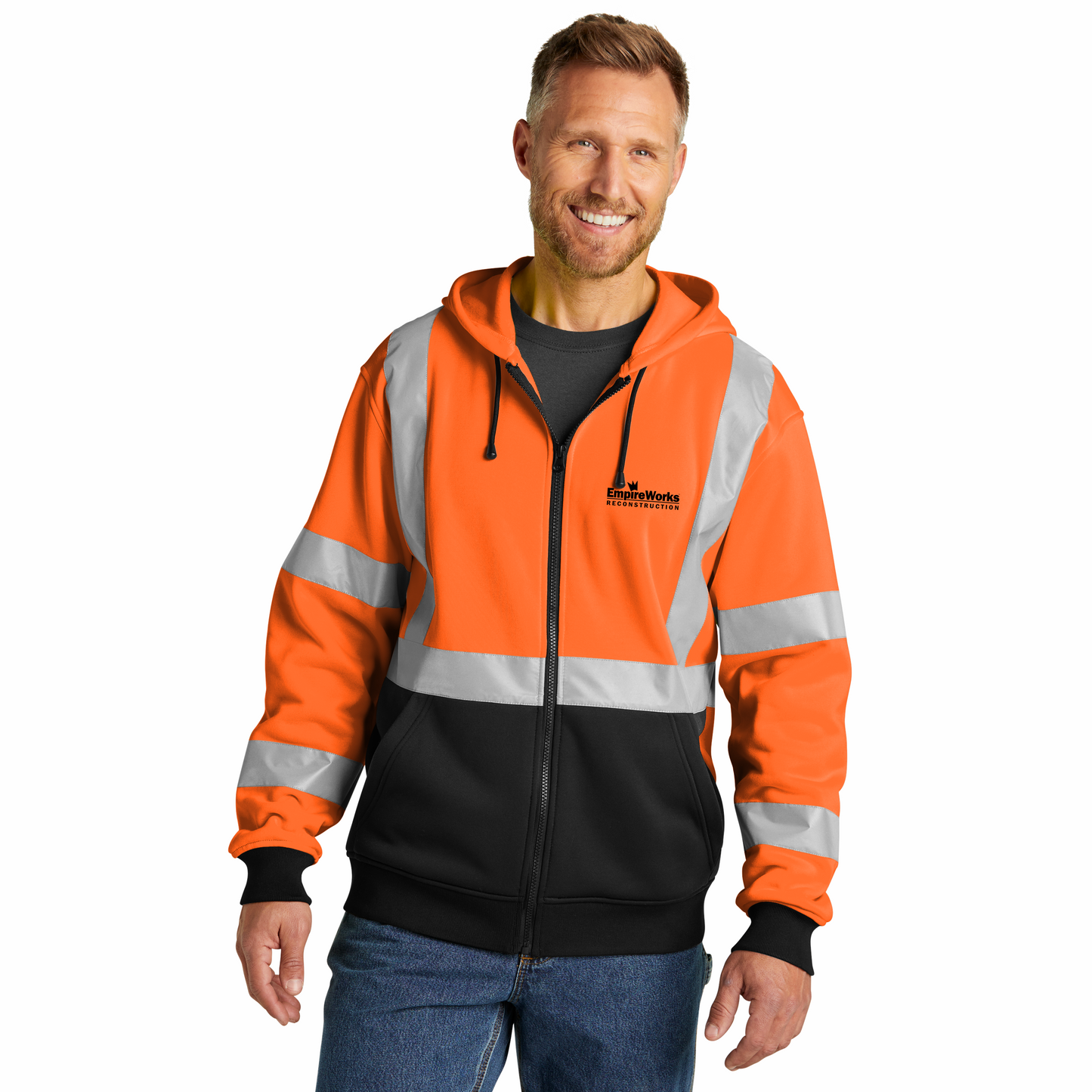 Field Employee Full Zip-Up Safety Hoodie CSF300 (Discounts for quantities over 25)