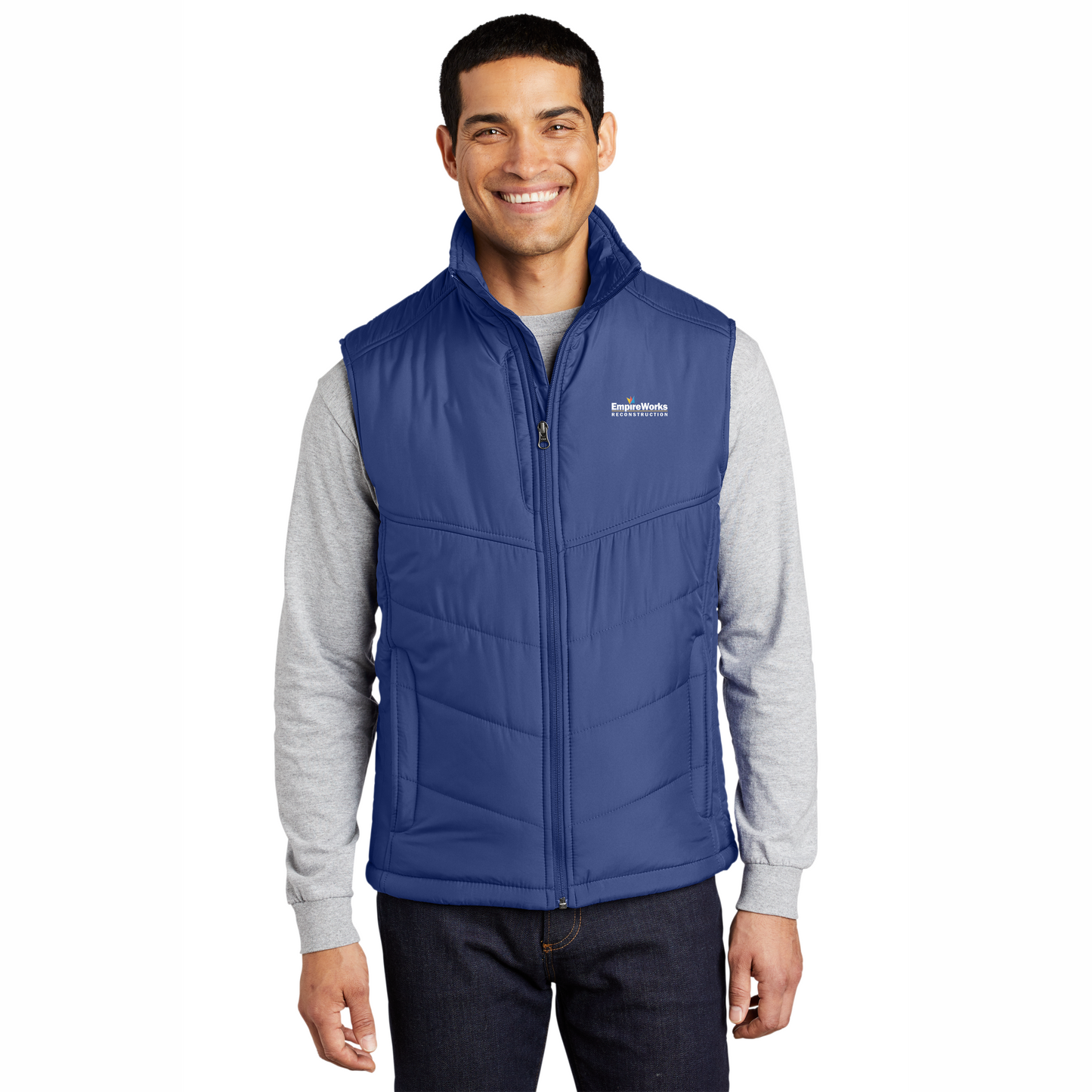 Men's Office Staff Business Casual Puffy Vest J709