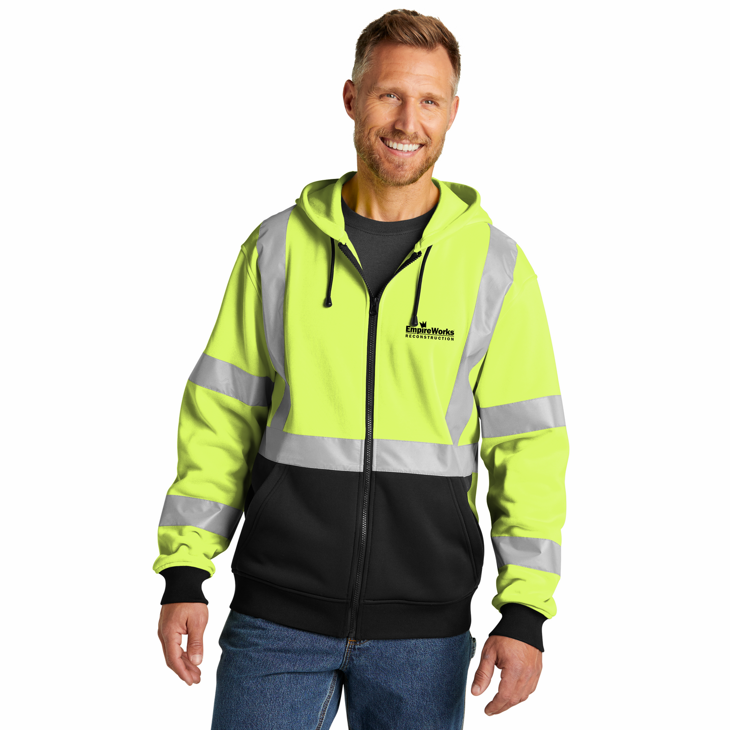 Field Employee Full Zip-Up Safety Hoodie CSF300 (Discounts for quantities over 25)