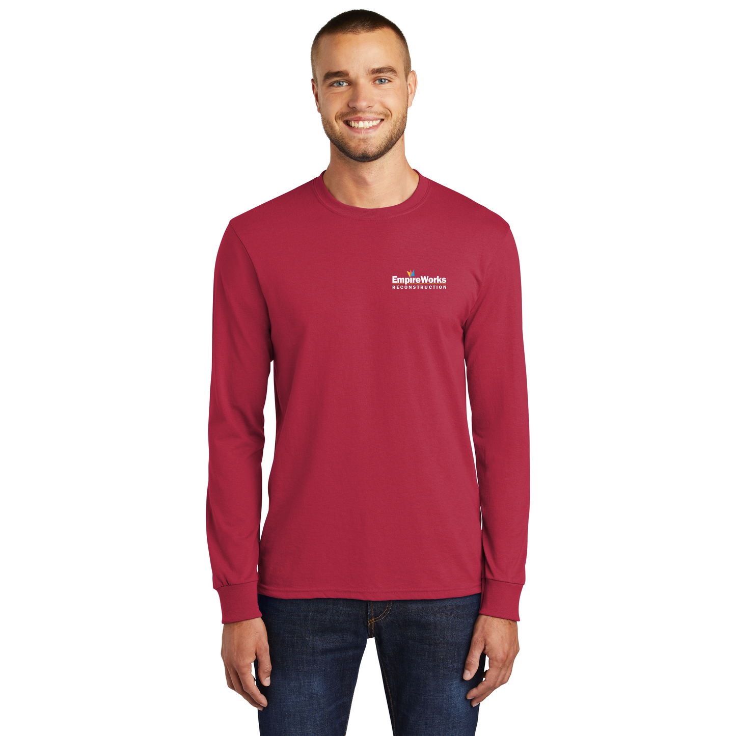 Office Staff Unisex Long Sleeve with Full Color Logo