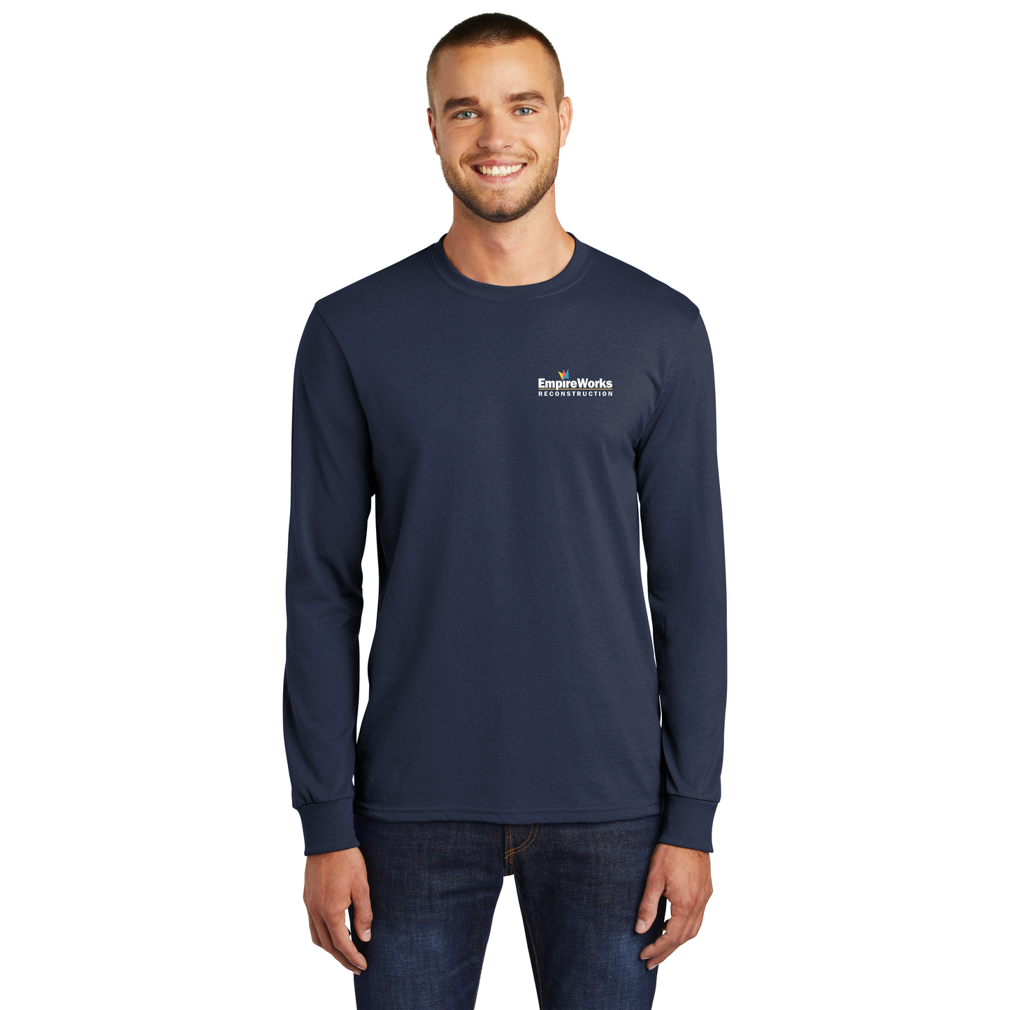 Office Staff Unisex Long Sleeve with Full Color Logo