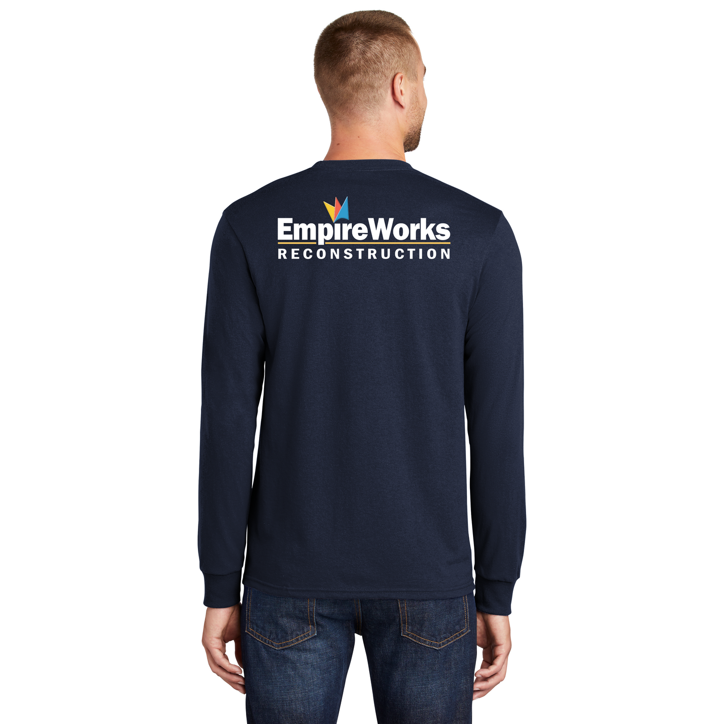 Office Staff Unisex Long Sleeve with Full Color Logo