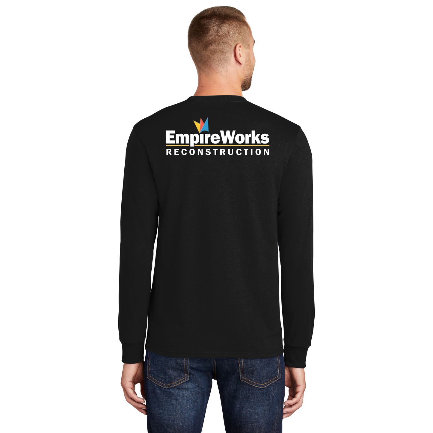 Office Staff Unisex Long Sleeve with Full Color Logo