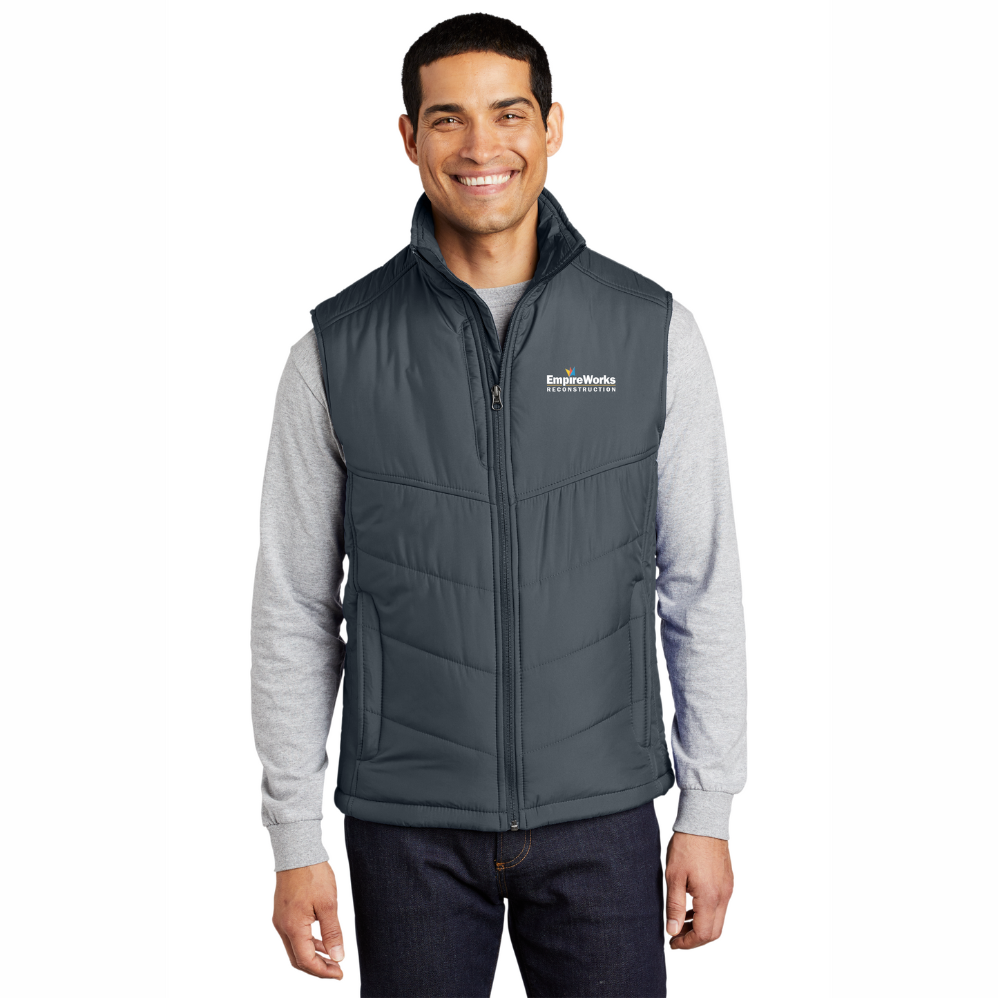 Men's Office Staff Business Casual Puffy Vest J709