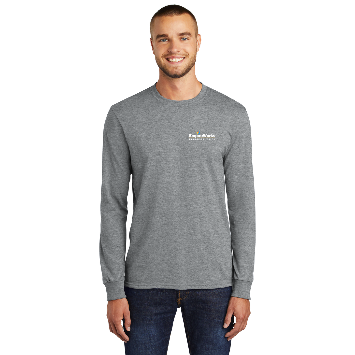 Office Staff Unisex Long Sleeve with Full Color Logo