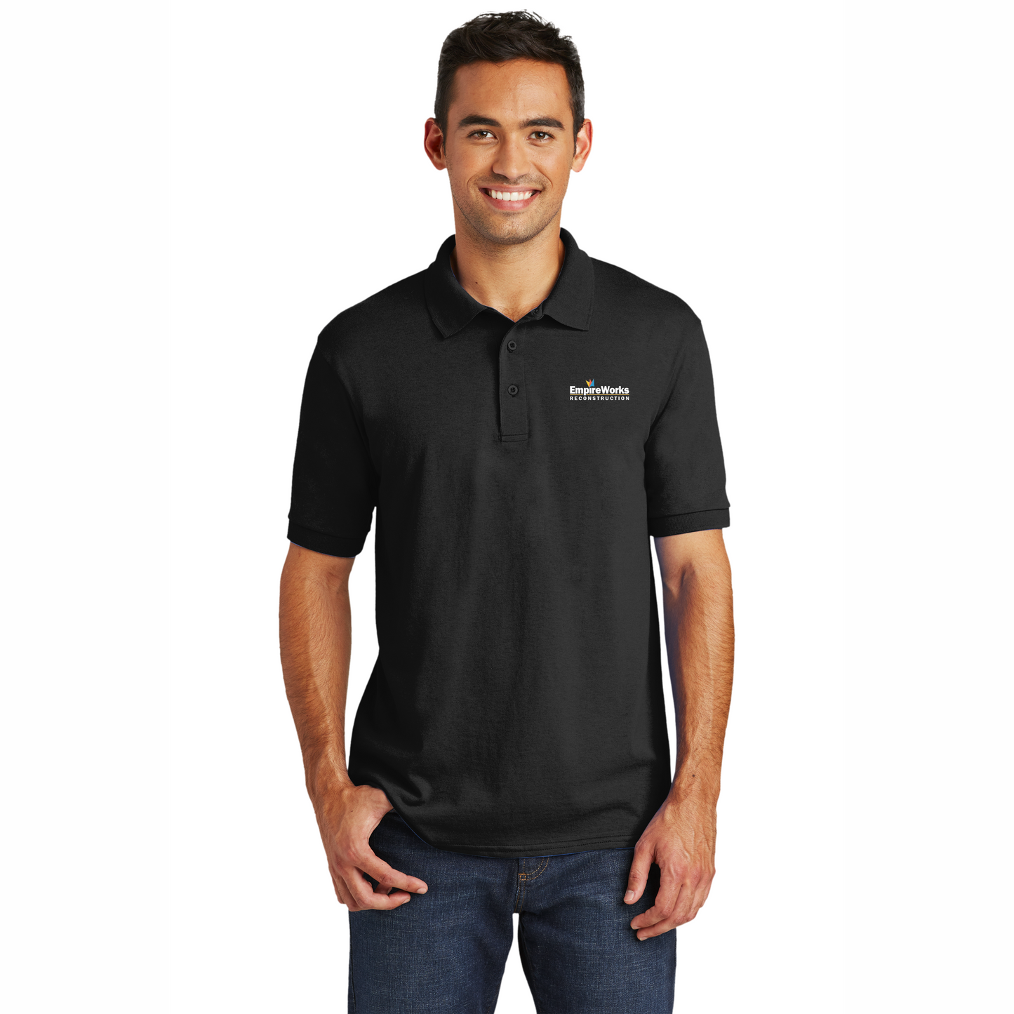 Office Staff Men's 50/50 Blend Polo KP55
