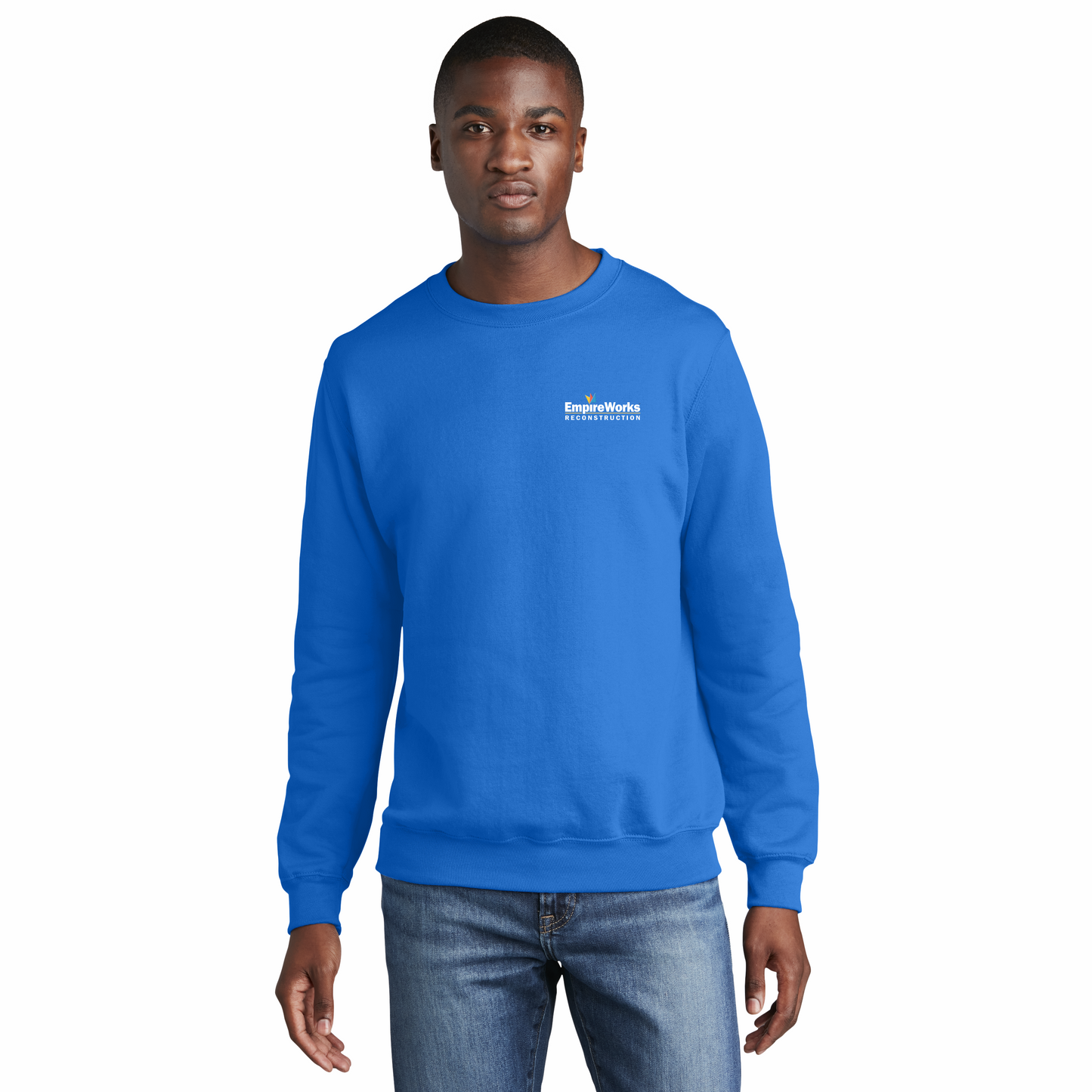 Office Staff Unisex Crewneck Sweatshirt With Full Color Logo PC78