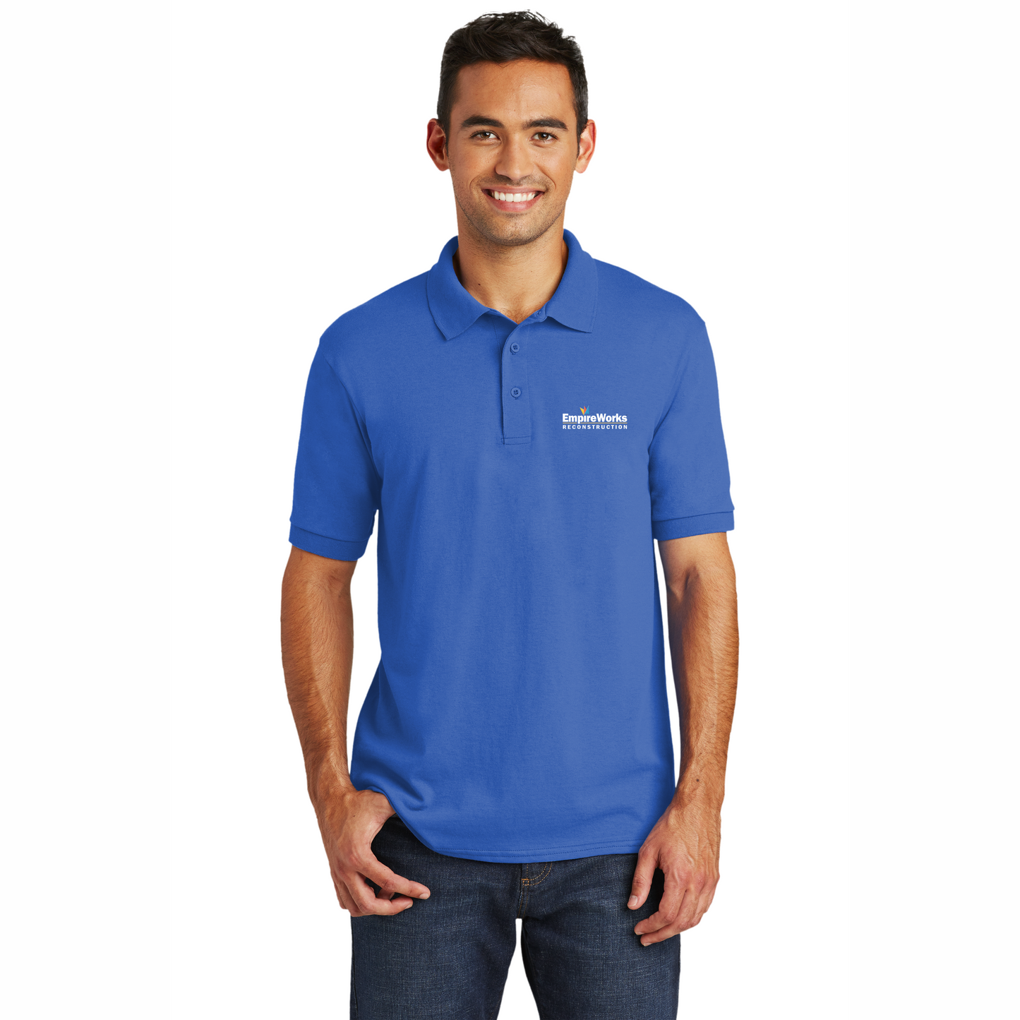 Office Staff Men's 50/50 Blend Polo KP55