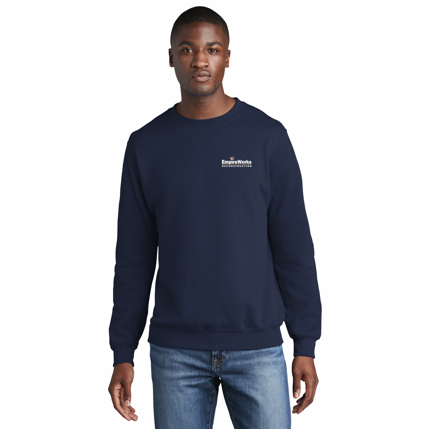 Office Staff Unisex Crewneck Sweatshirt With Full Color Logo PC78