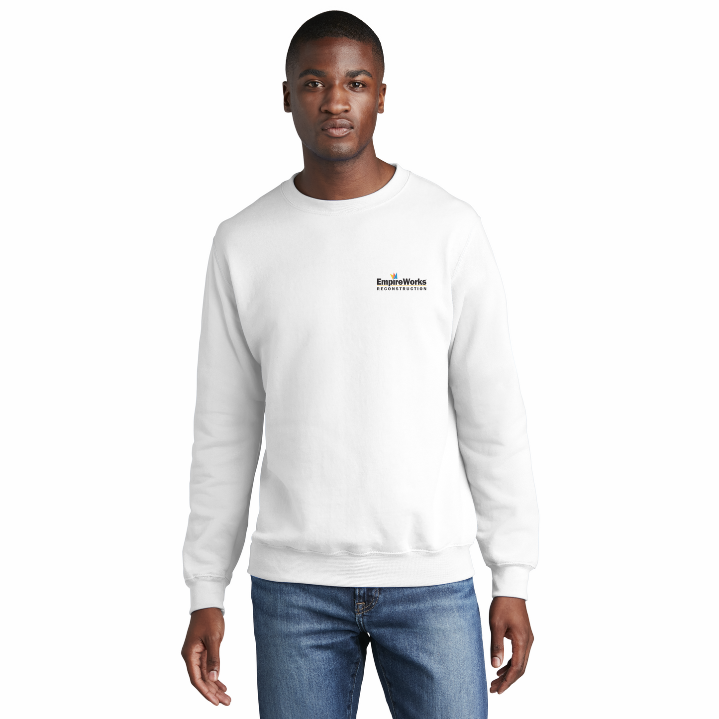 Office Staff Unisex Crewneck Sweatshirt With Full Color Logo PC78