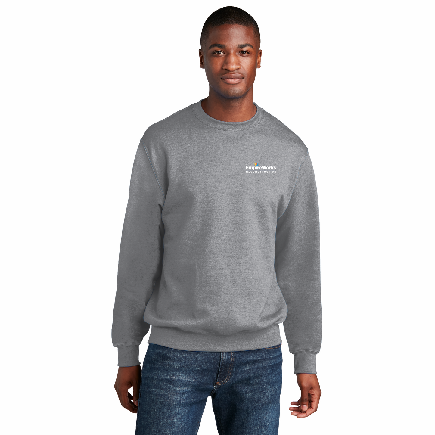 Office Staff Unisex Crewneck Sweatshirt With Full Color Logo PC78