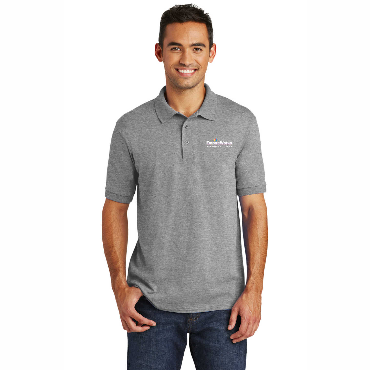 Office Staff Men's 50/50 Blend Polo KP55