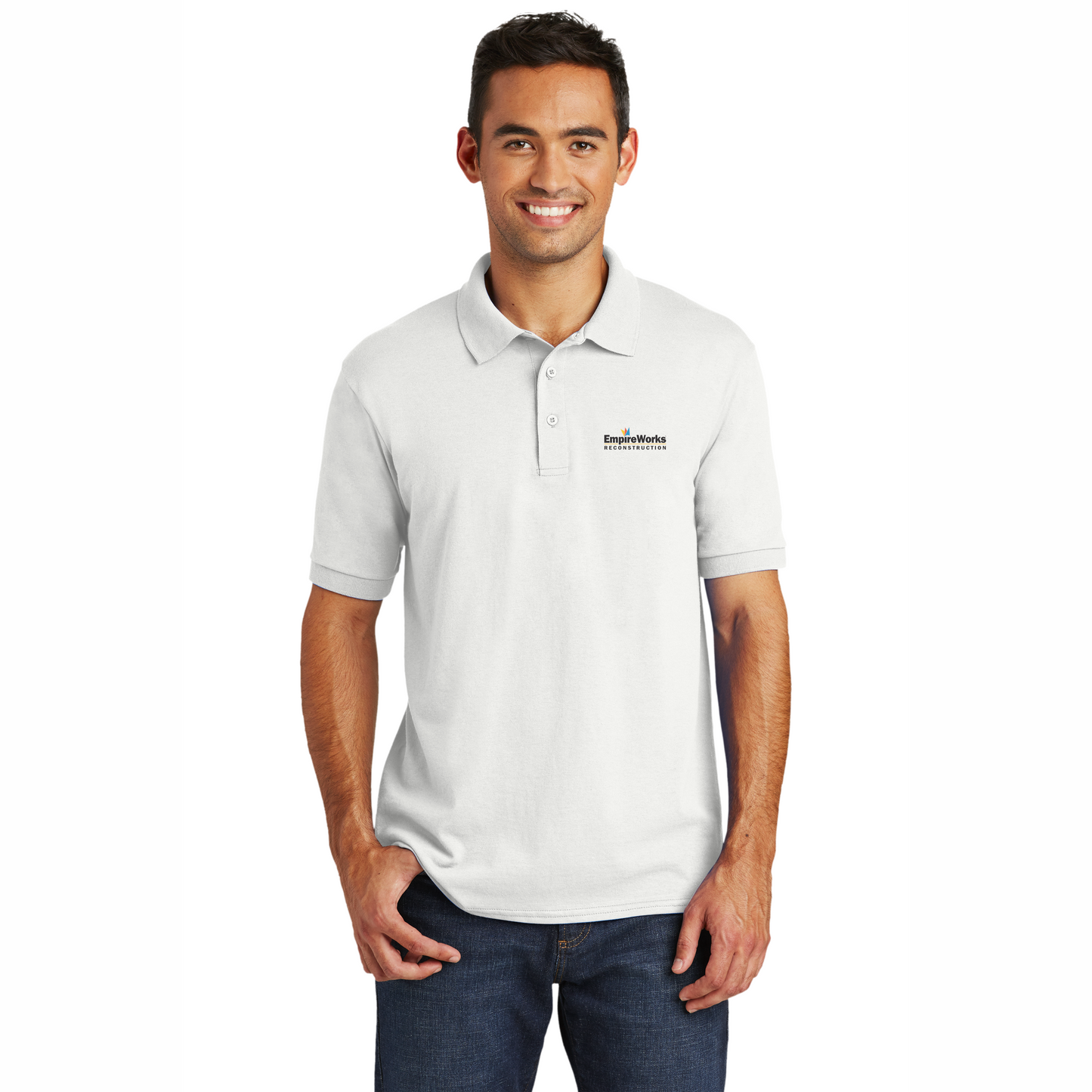 Office Staff Men's 50/50 Blend Polo KP55