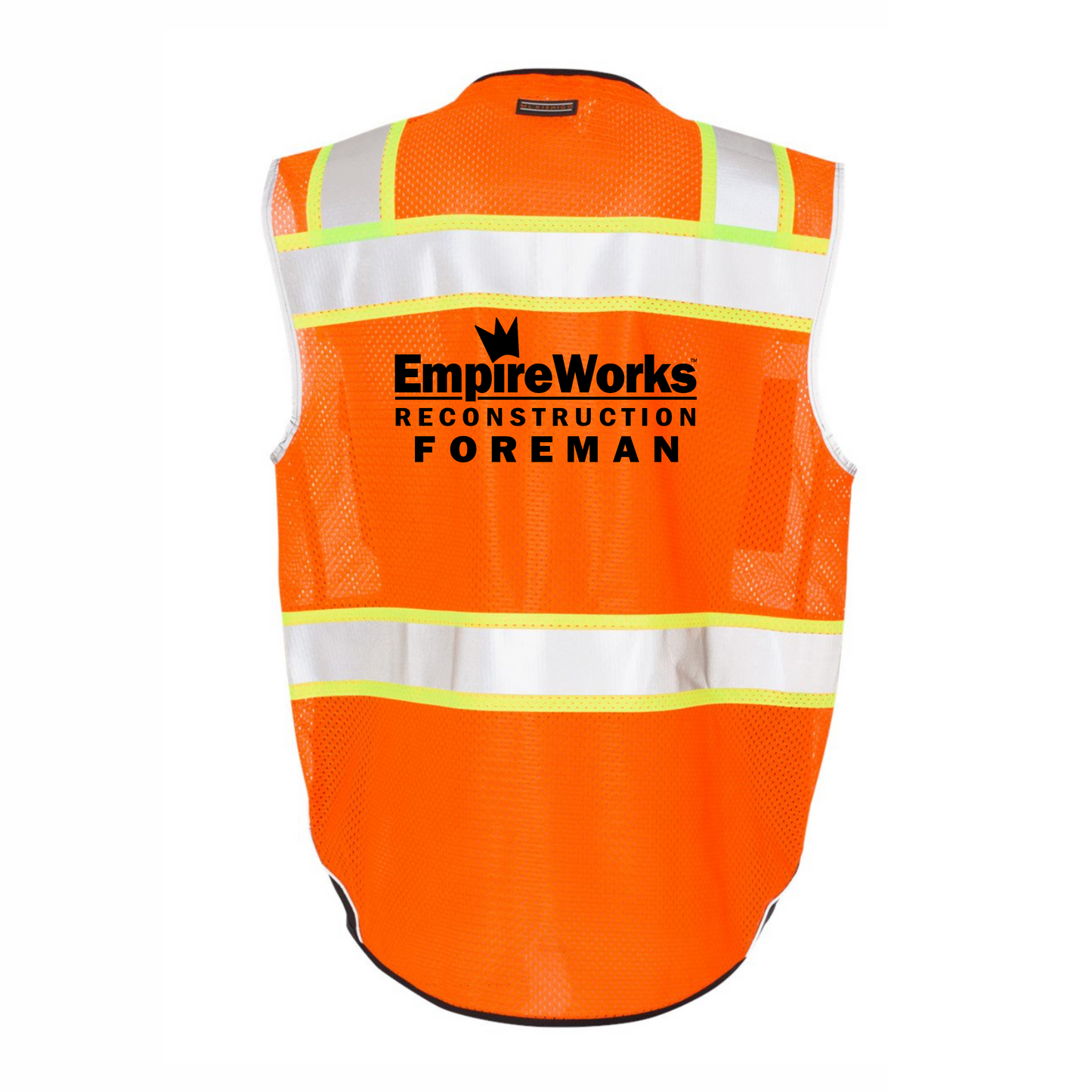 Kishigo Premium Class 2 FOREMAN Safety Vest 1515-1516 (Discounts for quantities over 25)